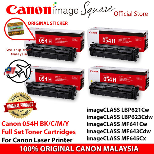 Canon 054 054H Toner Cartridge BK C M Y for LBP621Cw LBP623Cw MF645Cx MF643Cdw MF641Dw