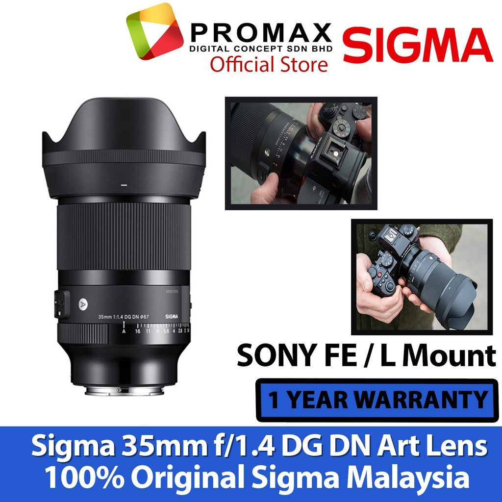SIGMA 35MM F1.4 DG DN Art Lens (Sony FE)