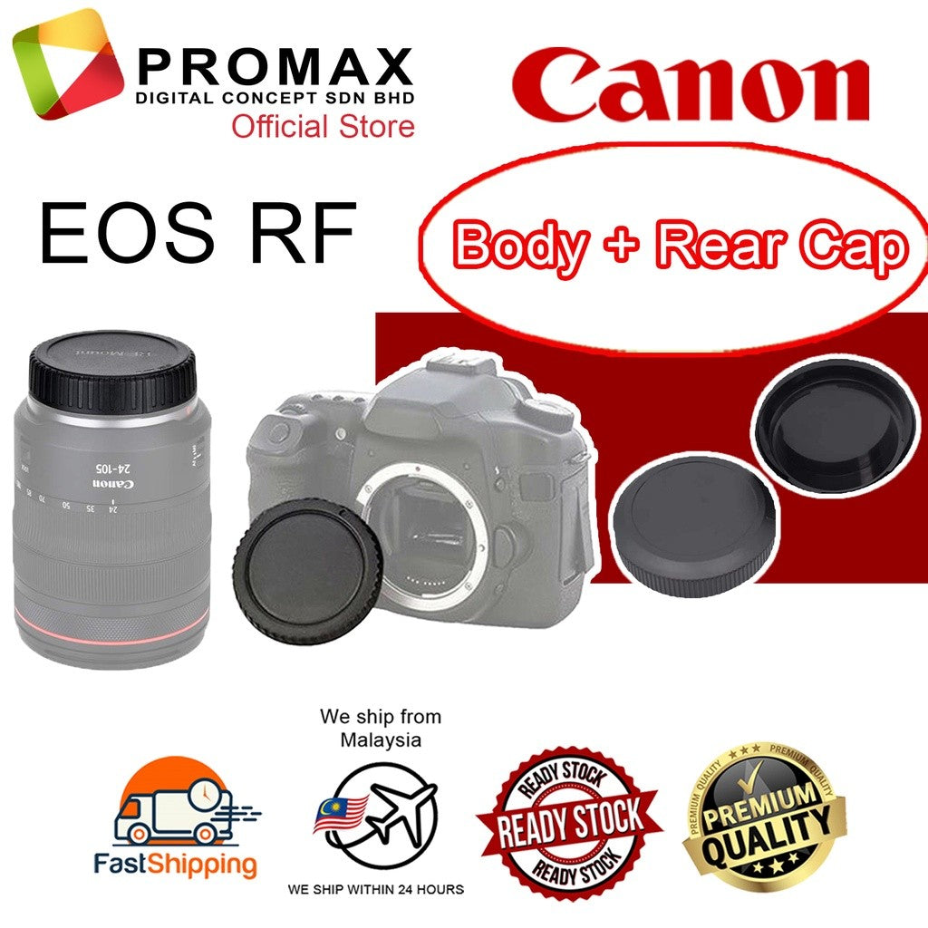 Camera Body Cover Rear Lens Cap for Canon EOS RF Mount Mirrorless Camera Lens, Replacement of Canon R-F-5 Body Cap RF