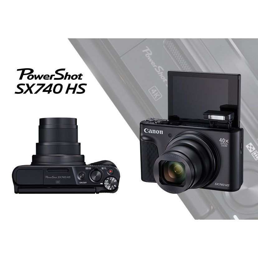 Ready Stock! Canon PowerShot SX740 HS Digital Camera-BLACK SX740HS