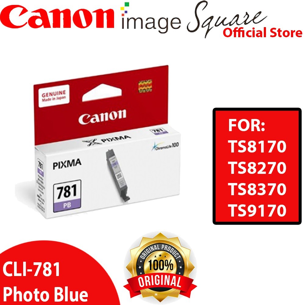 Canon CLI-781 INK (Black/Cyan/Magenta/Yellow/Photo Blue) PGI-780 PGBK INK
