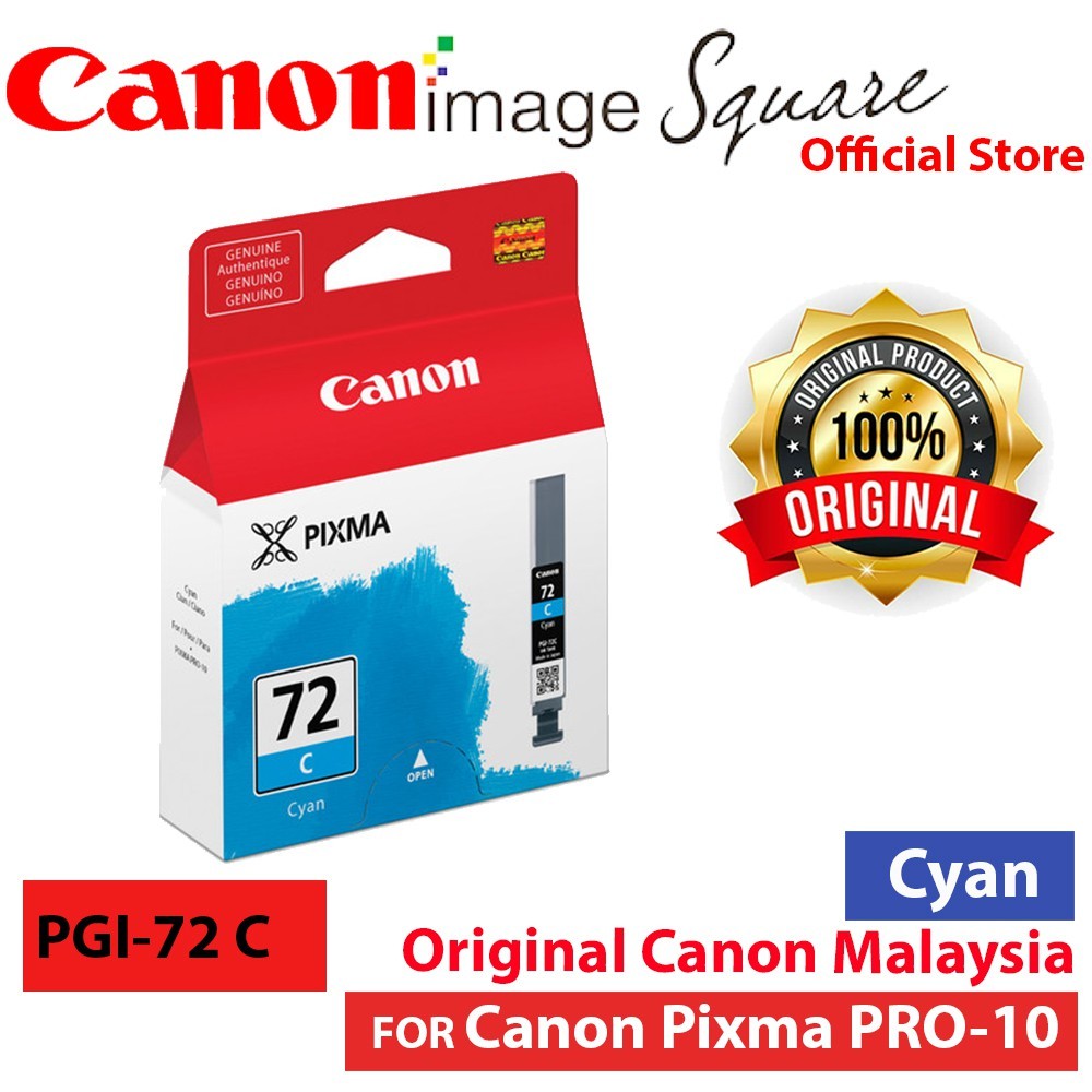 Canon Ink Cartridges PGI-72 pgi 72 pgi72 PBK/PM/PC/CO/MBK/GY/R/C/Y/M For Canon PIXMA PRO 10