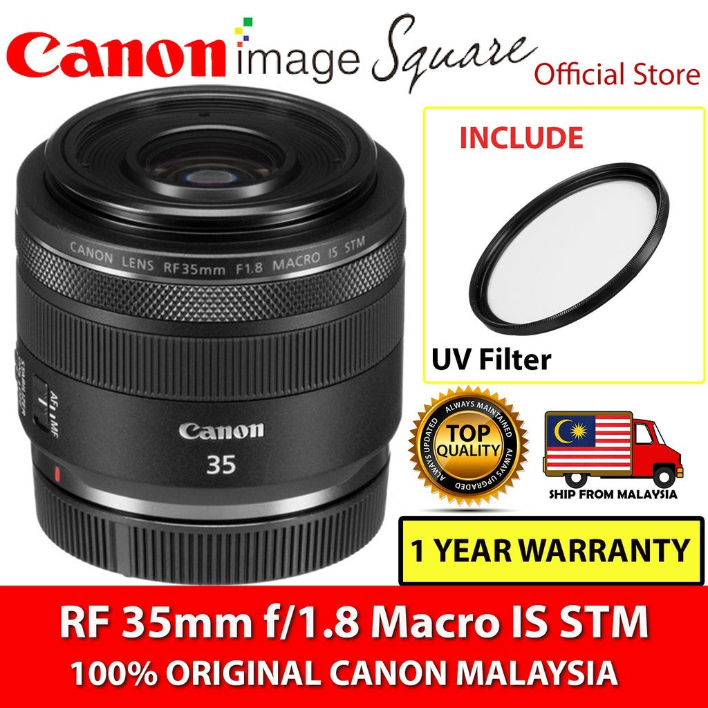 Canon RF 35mm F1.8 Macro IS STM Ship from Malaysia RF35MM lens