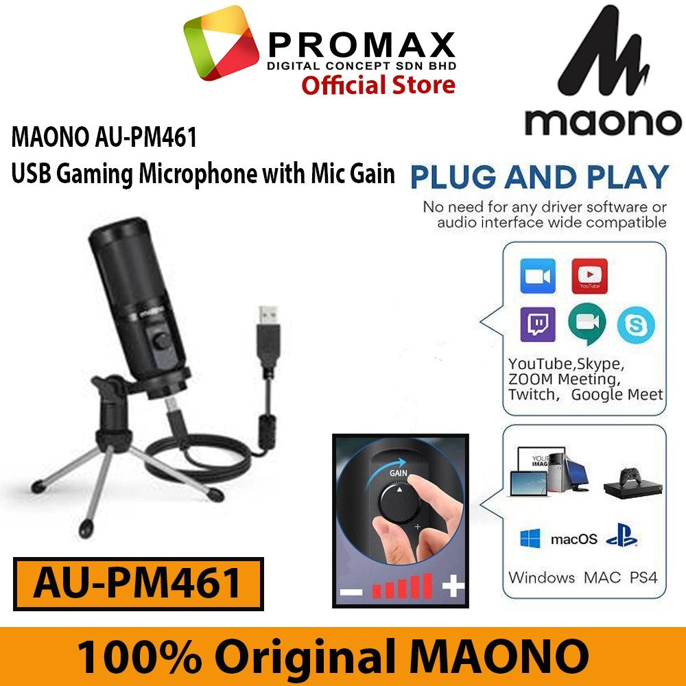 RM20 CASHBACK! Maonocaster AU-HD300T / AU-PM422 / AU-PM461 / AU-360TR Microphone Maonocaster