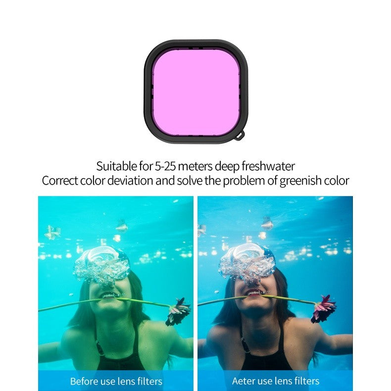 TELESIN 45M Underwater Housing Case Waterproof Cover for Gopro Hero 9 10 11 12 13