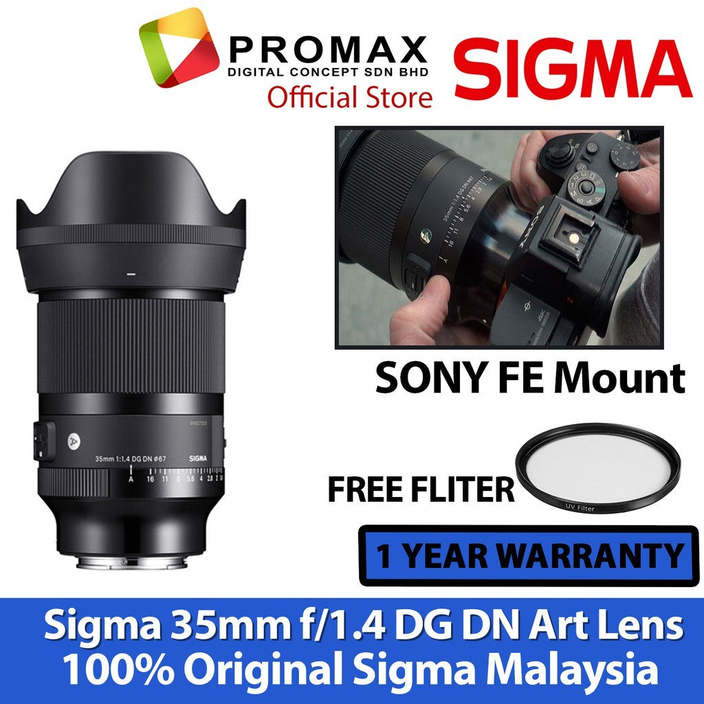 SIGMA 35MM F1.4 DG DN Art Lens (Sony FE)