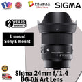 Sigma 24mm f1.4 DG DN Art Lens (Sony E)
