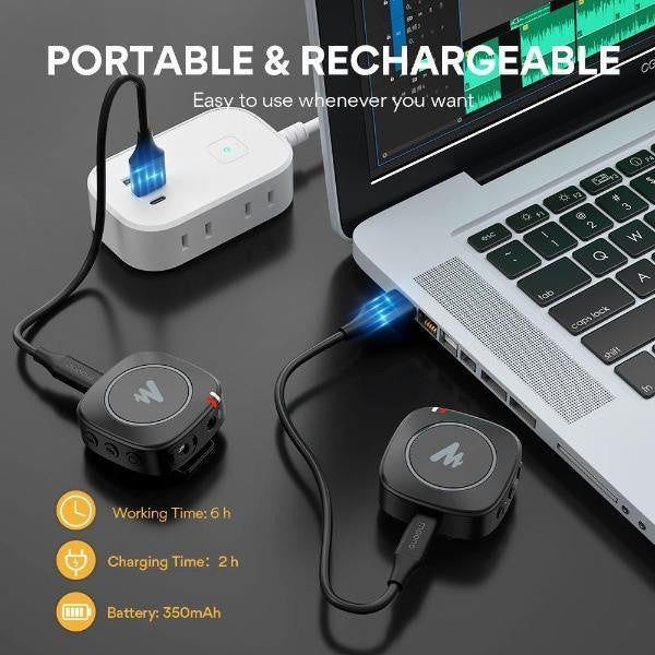 RM30 CASHBACK! MAONO AU-WM820 Wireless Microphone 2.4G for Phone Pc Camera Maonocaster