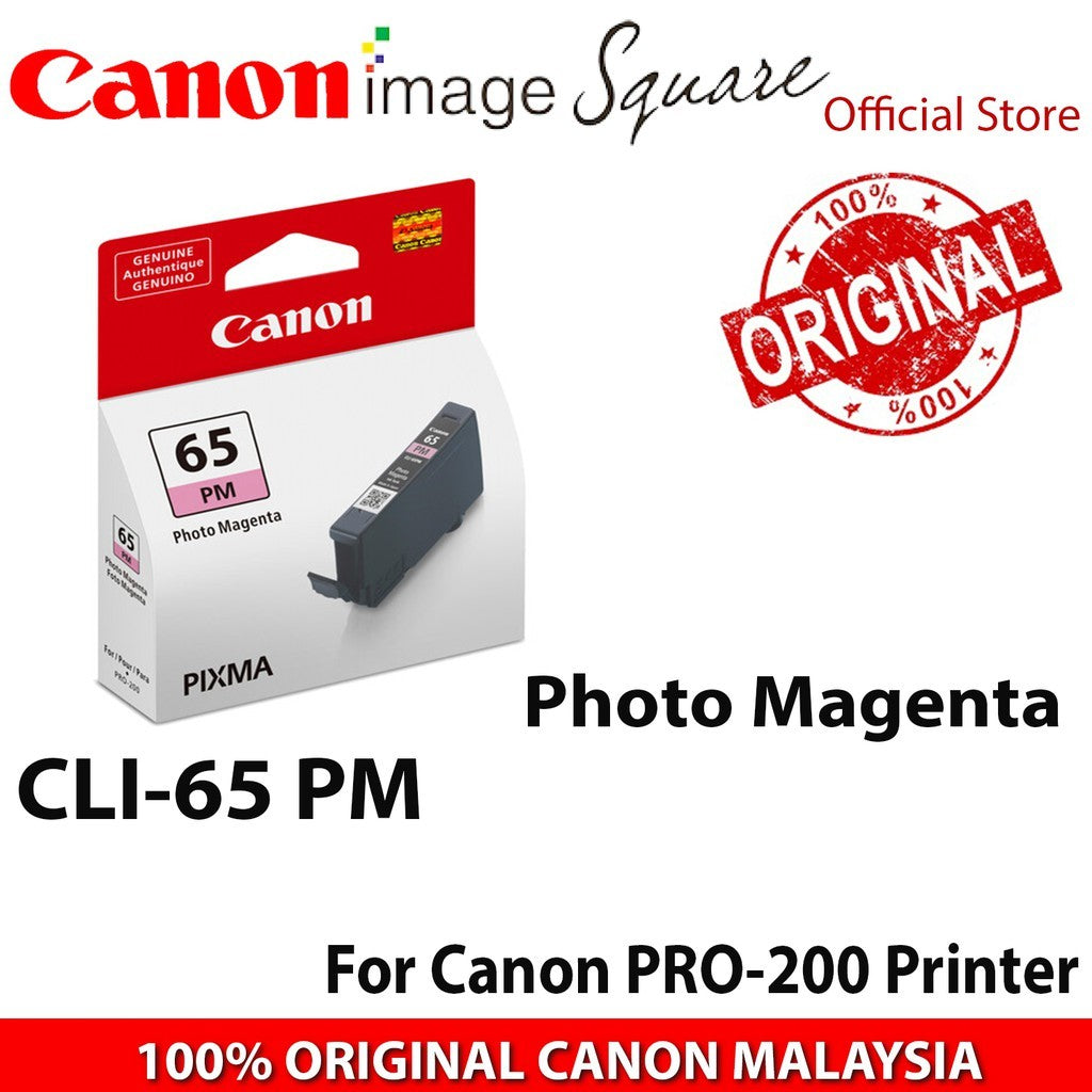 Canon Ink Cartridges CLI-65  cli 65 cli65 (BK/C/Y/M/PM/PC/GY/LGY ) For Canon PIXMA PRO 200