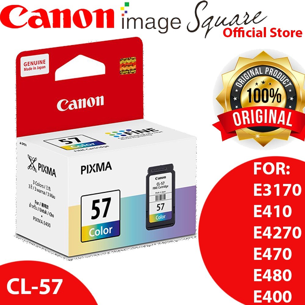 [Ship Out 24 Hrs] Canon PG-47 / CL-57 / CL-57S Ink Cartridge E3170 E410 E4270 E470 PG47 CL57 CL57s