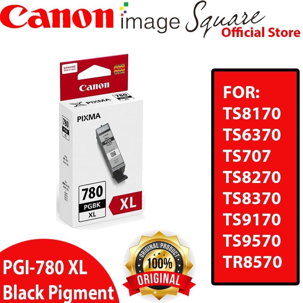 Canon CLI-781 XL (Black/Cyan/Magenta/Yellow/Photo Blue) PGI-780 PGBK XL 780 781XL