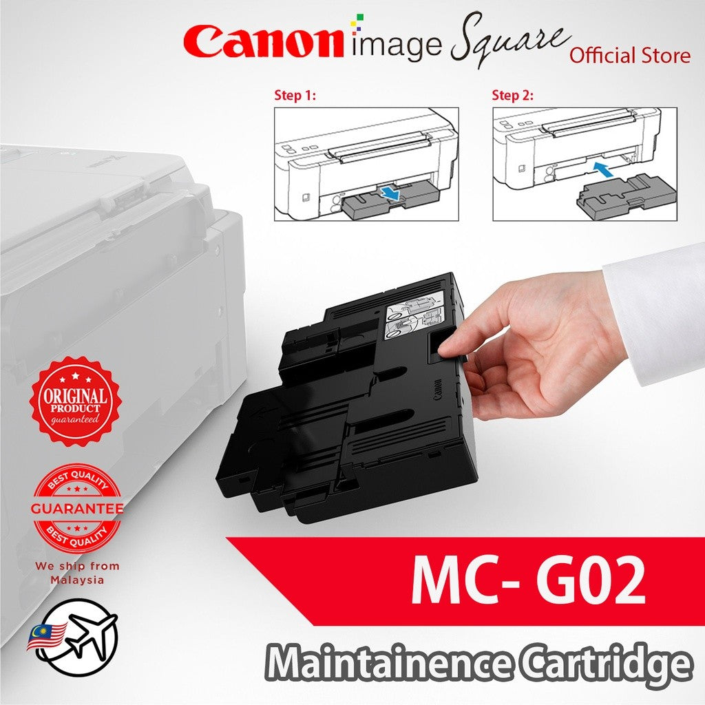 Canon MC-G02 / MC-G01 Maintenance Cartridge Printer G1020 G2020 G3020 G3060 G570 G670 GX6070 GX7070