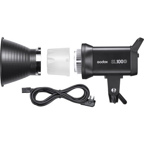 Ready Stock Godox SL100D SL-100D SL100 SL-100 Daylight LED Video Light (5600K) with softbox set SL-100W SL100W