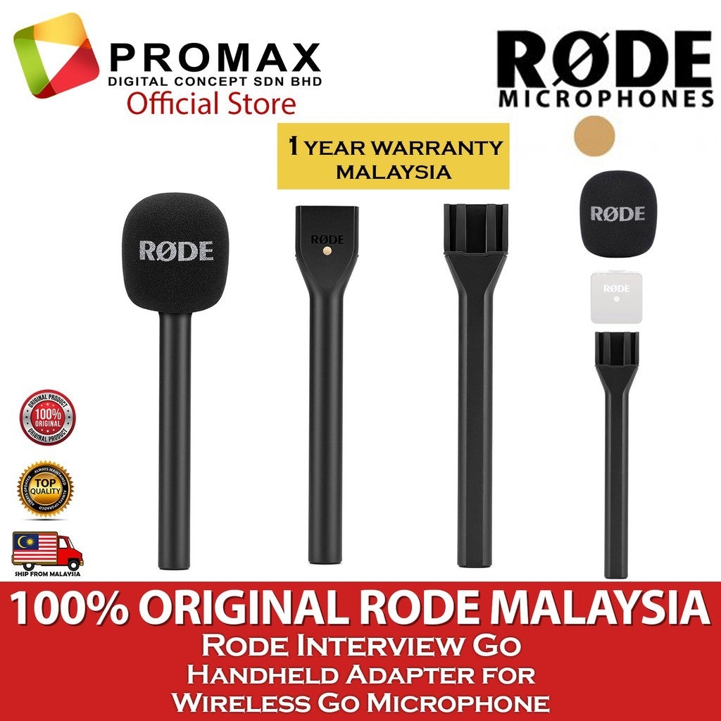 Rode Interview Go Handheld Adapter for Wireless Go Microphone