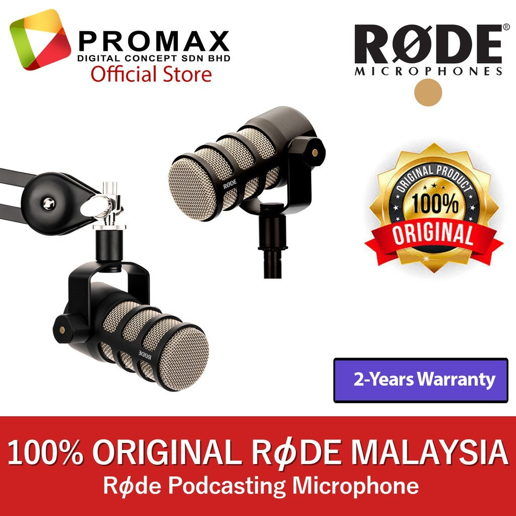 Rode PODMIC Pod Mic Dynamic Podcasting Microphone