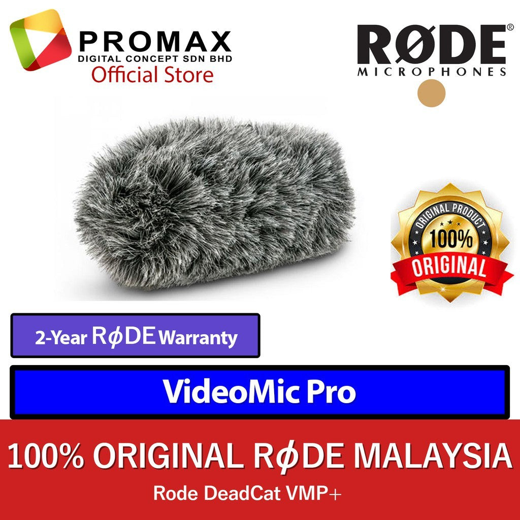 Rode DEADCAT VMP+ for Microphone Dead Cat Wind Cover for VideoMic Pro + Plus (100% Orignal Rode Malaysia)