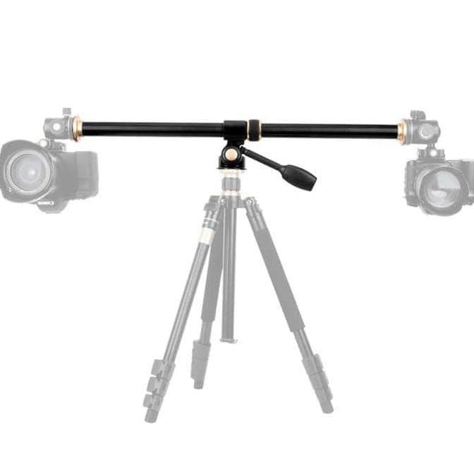QZSD Horizontal Bar 90 Degree Camera Mount Tripod Boom Multi-Angle Center Column Rod Extension