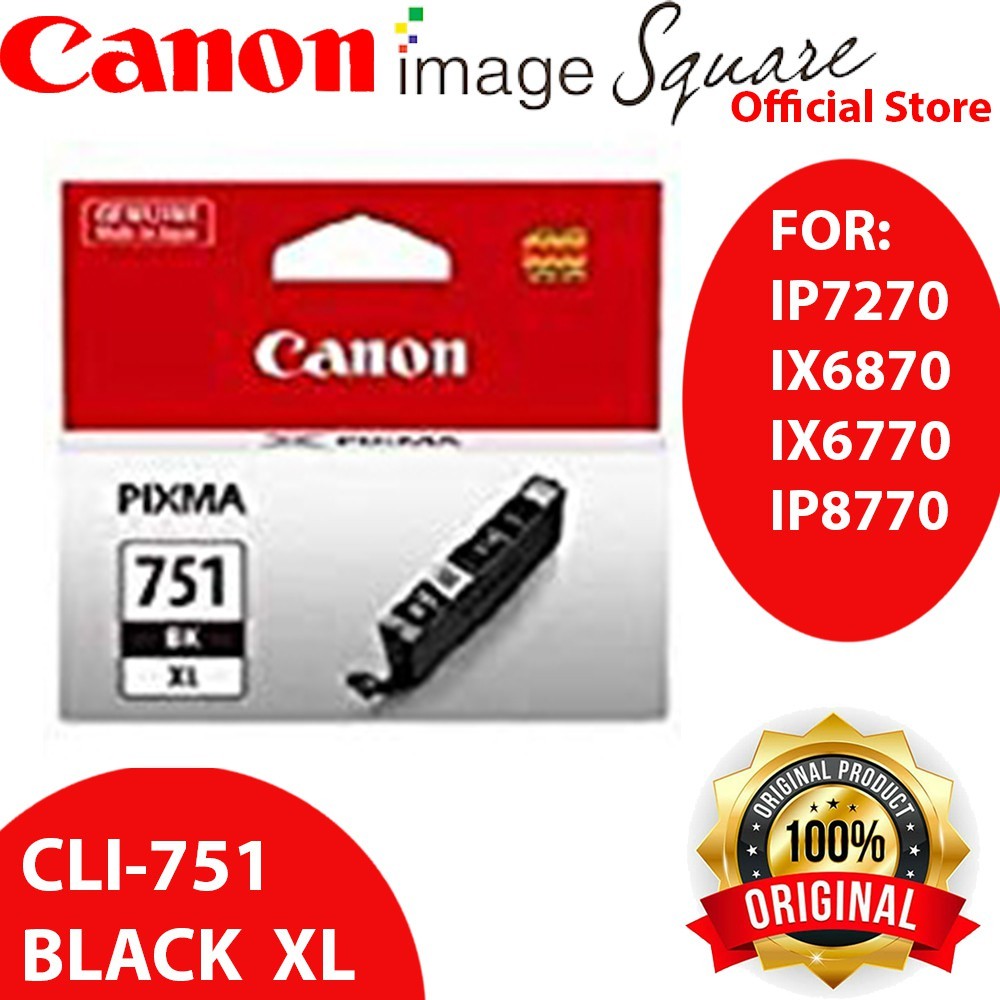 Canon CLI-751XL INK (Cyan/Magenta/Yellow/Black) PGI-750 XL PGBK 750 751 751XL 750XL COMBO