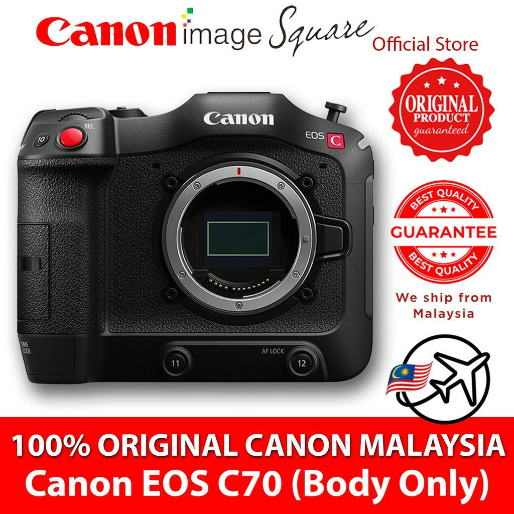 Canon EOS C70 Cinema Camera (RF Lens Mount) Body Only 2 Years Warranty