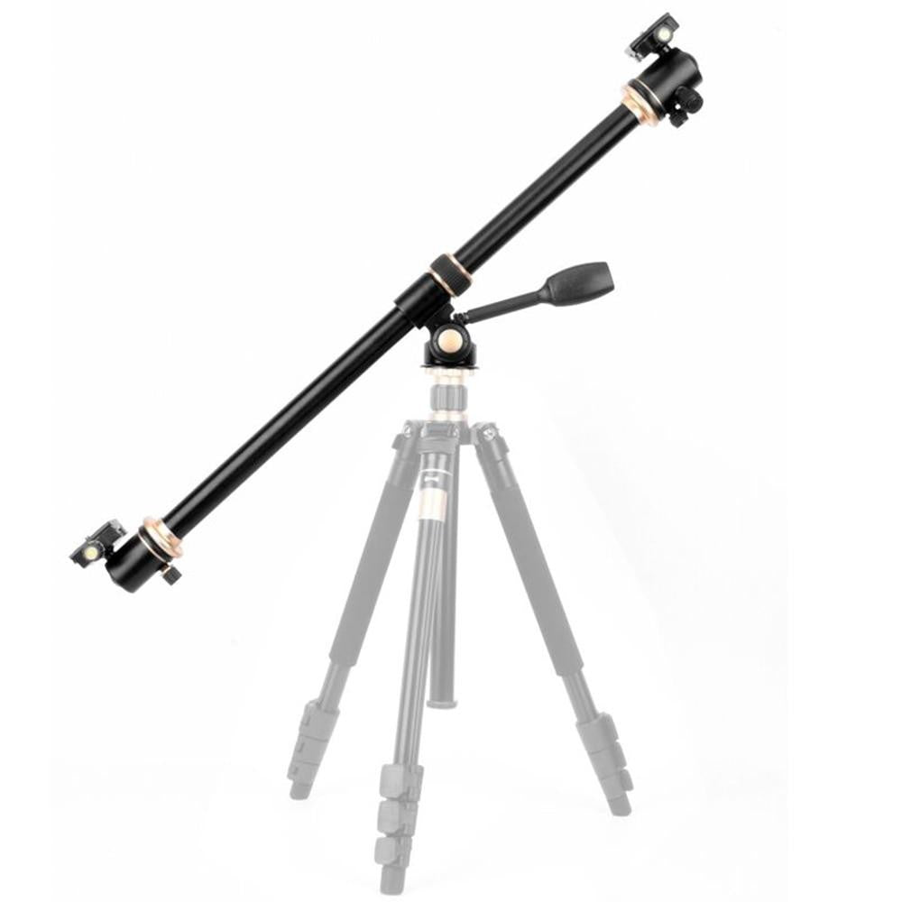 QZSD Horizontal Bar 90 Degree Camera Mount Tripod Boom Multi-Angle Center Column Rod Extension