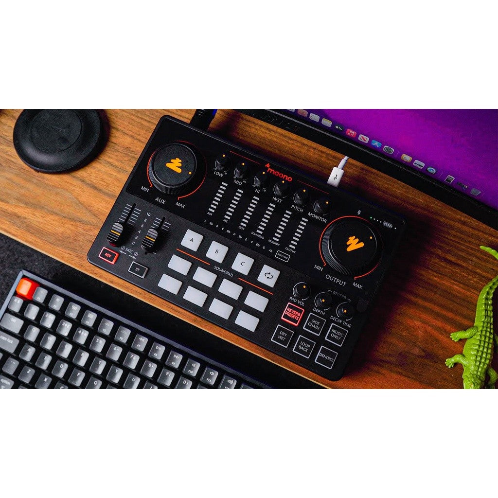 Maono AME2 AM-E2 Integrated Audio Production Studio Sound Card Studio Maonocaster AME2A