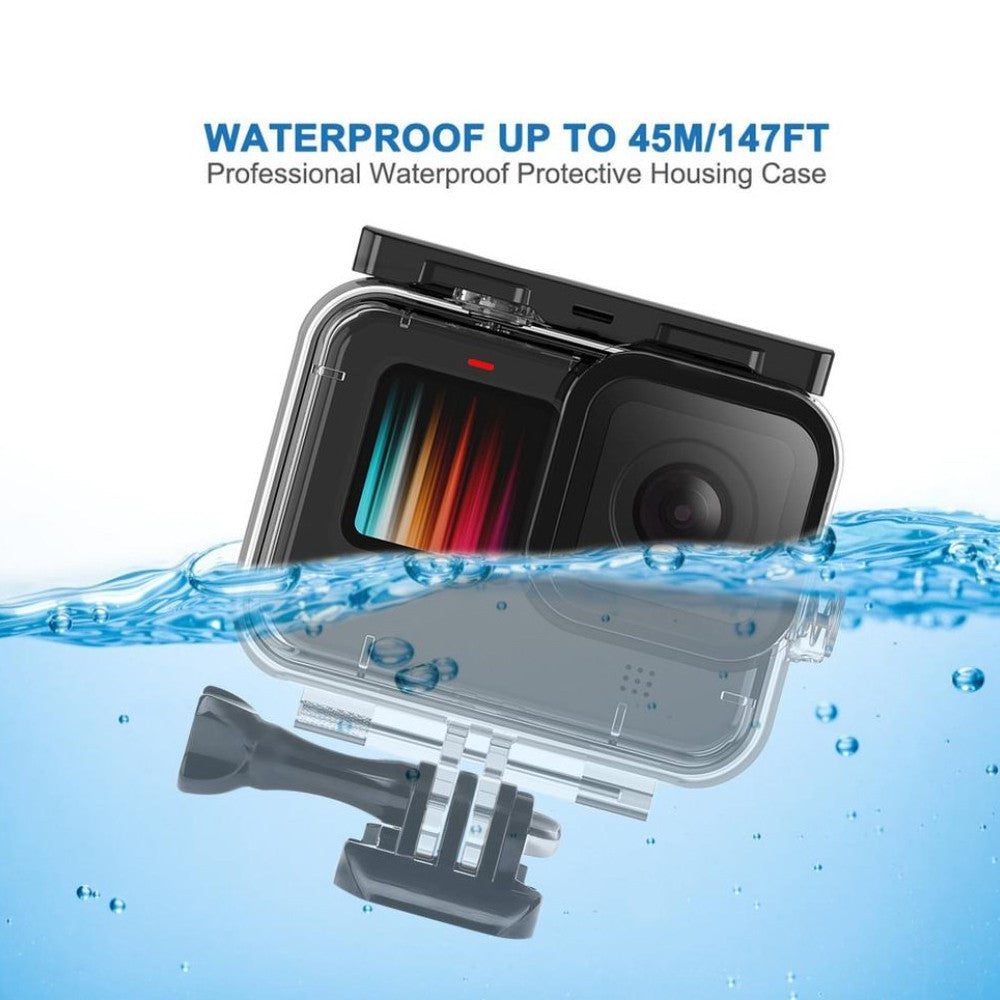 TELESIN 45M Underwater Housing Case Waterproof Cover for Gopro Hero 9 10 11 12 13