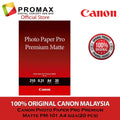 Ready Stock! Canon 210gm Photo Paper Pro Premium Matte Paper PM-101 A4 (20 sheets)