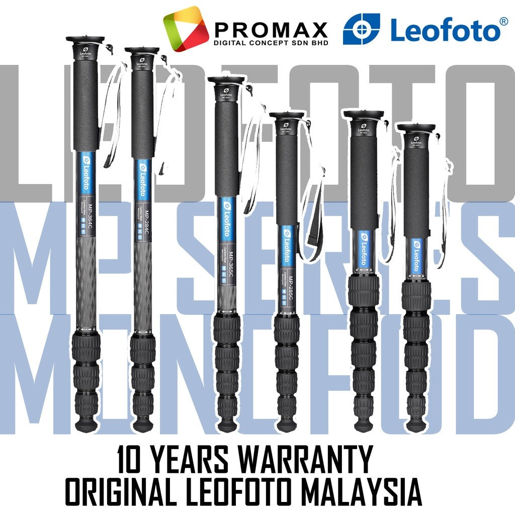 Leofoto MP-284C / MP-285C / MP-326C / MP-364C / MP-365C / MP-366C Carbon Fiber Monopod