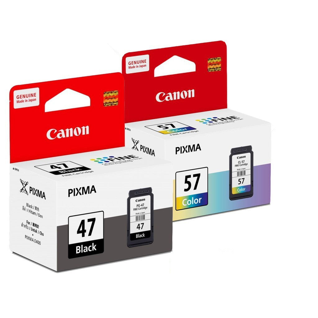 [Ship Out 24 Hrs] Canon PG-47 / CL-57 / CL-57S Ink Cartridge E3170 E410 E4270 E470 PG47 CL57 CL57s