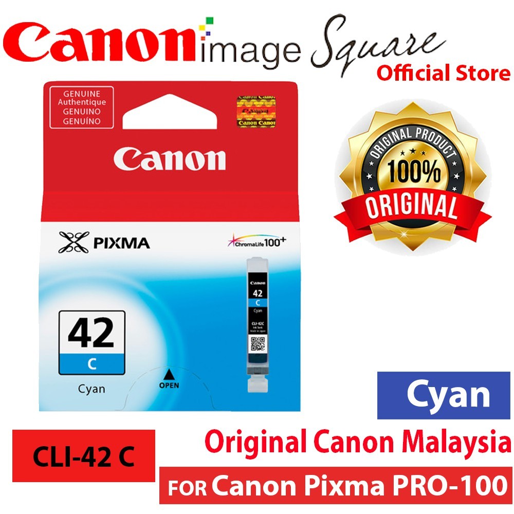 Canon Ink Cartridges CLI-42 cli 42 cli42 (BK/C/Y/M/PM/PC/GY/LGY )For Canon PIXMA PRO 100