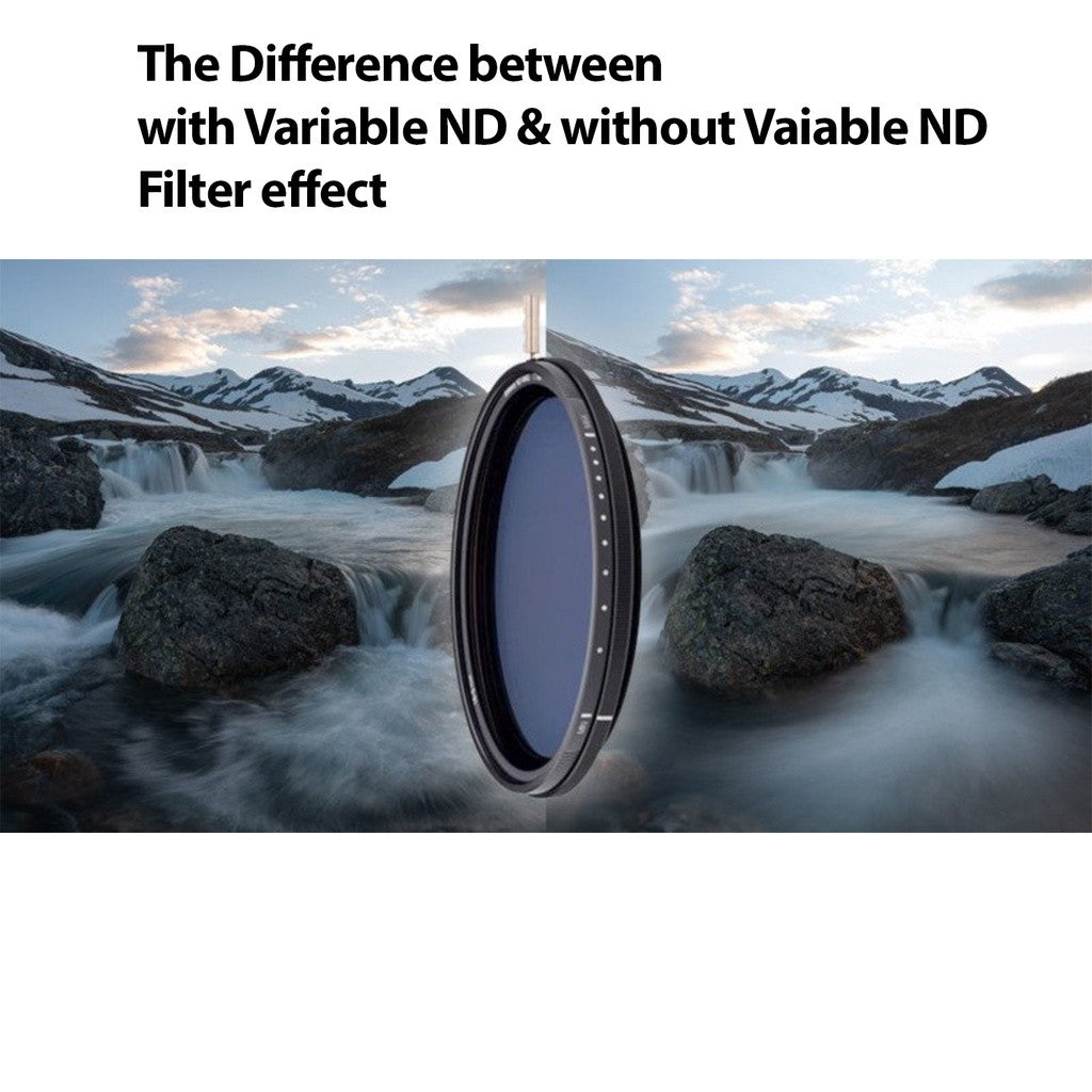 NiSi PRO Nano True Color 1-5 Stop ND-VARIO Colour Variable ND Filter