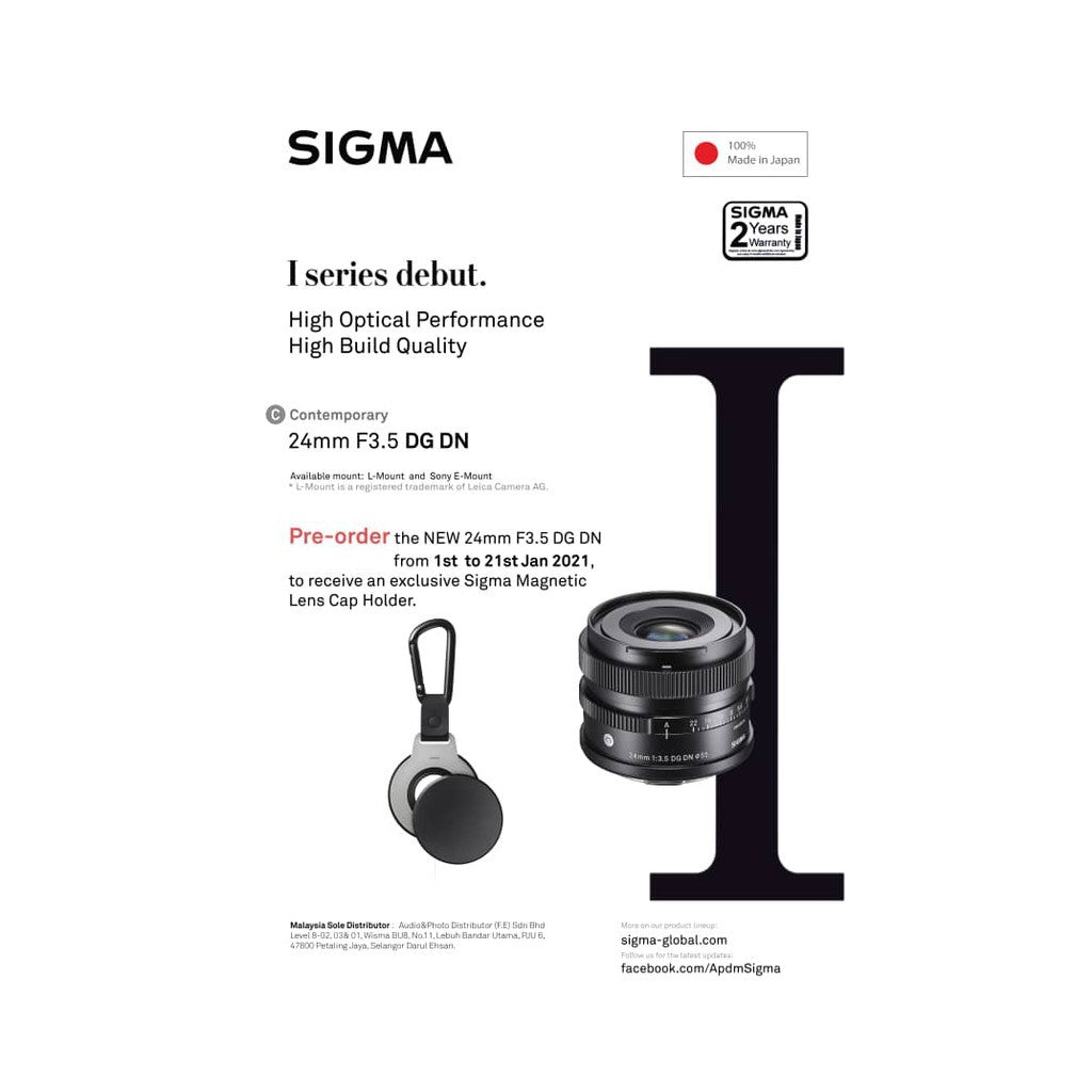 Sigma 24mm f3.5 DG DN Contemporary lens F3.5 (Sony E)