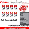 Canon Ink Cartridges CLI-65  cli 65 cli65 Full Set (BK/C/Y/M/PM/PC/GY/LGY )For Canon PIXMA PRO 200