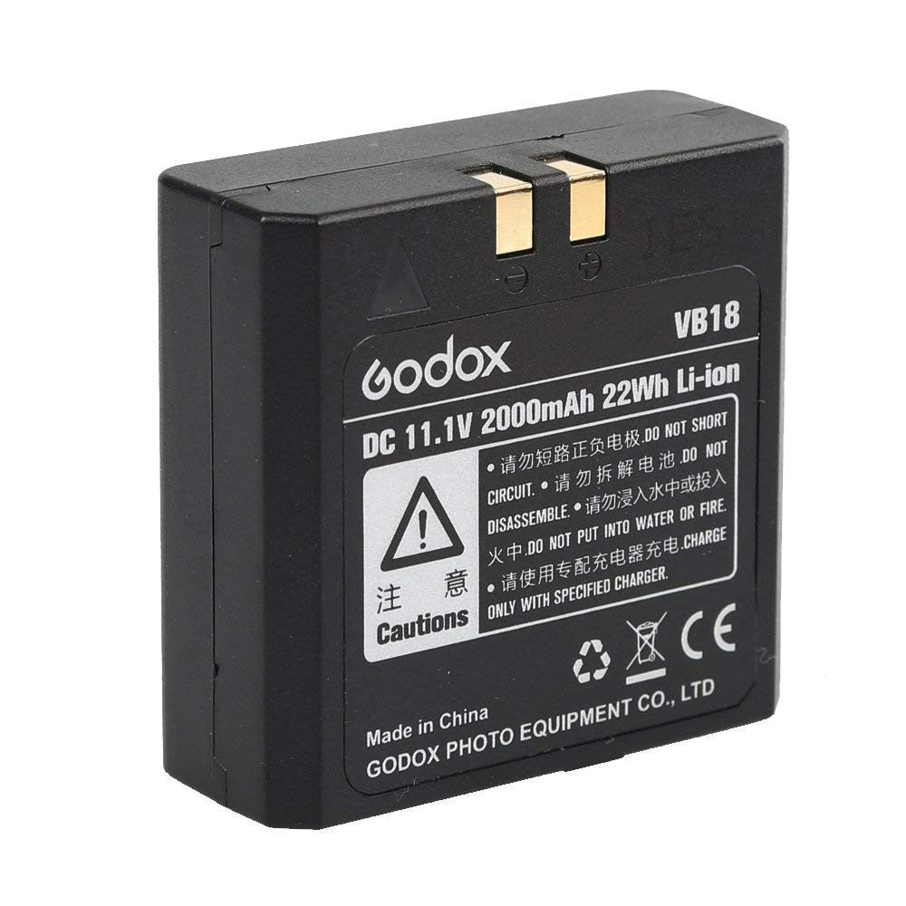 GODOX VB18 Battery 2000mAh V850 V850II V860 V860II Canon Sony Nikon VB-18