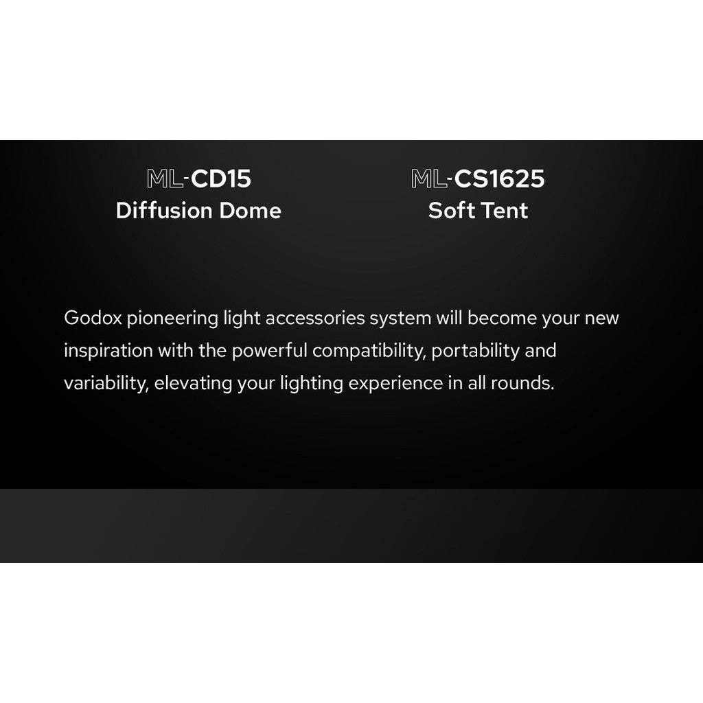 Godox ML-CD15 ML-CS1625 Silicone Diffuser Ball Dome Softbox ML30 ML60 V1 V850III V860III TT685 AD300PRO