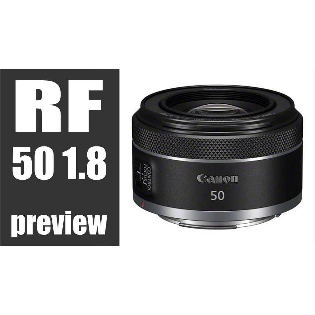 CANON RF50mm f1.8 STM Lens RF 50mm - 1 year warranty