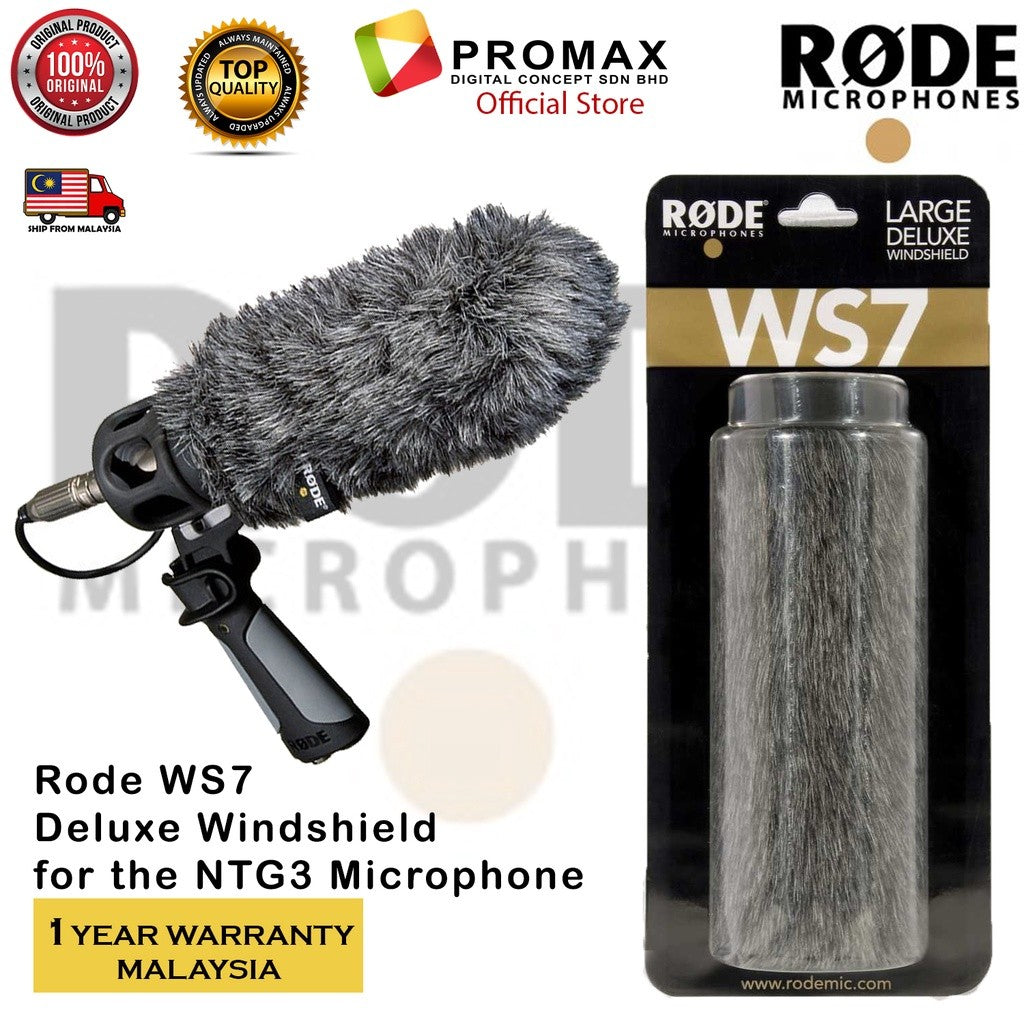 READY STOCK!! Rode WS7 Deluxe Windshield for the NTG3 Microphone 100% RODE Malaysia