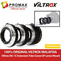 VILTROX DG-C Automatic Extension Tube Set Canon camera 100% 1 Yr Warranty