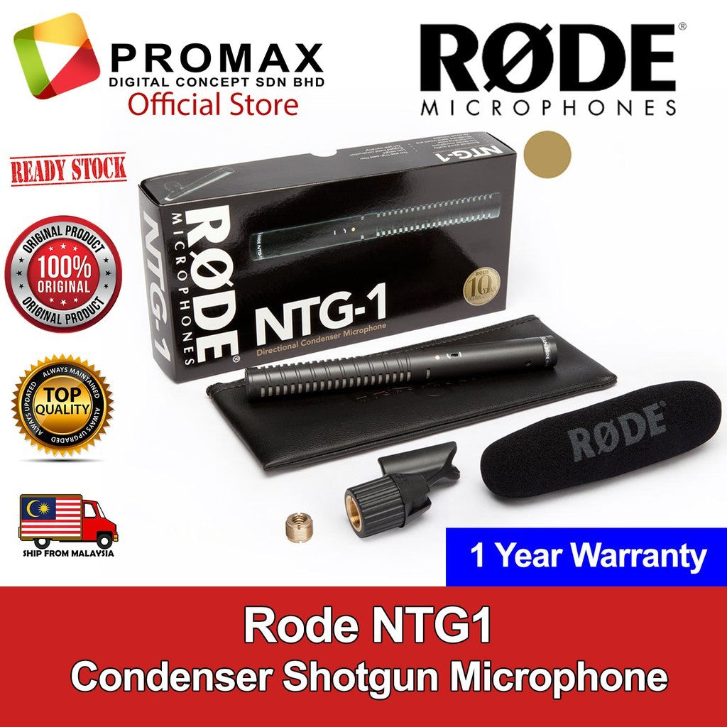 Rode NTG1 Condenser Shotgun Microphone