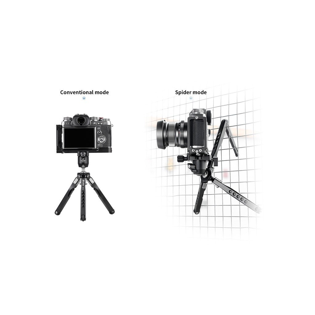 Leofoto MT-03 Spider Table top Tripod & LH-25 Mini Ball Head