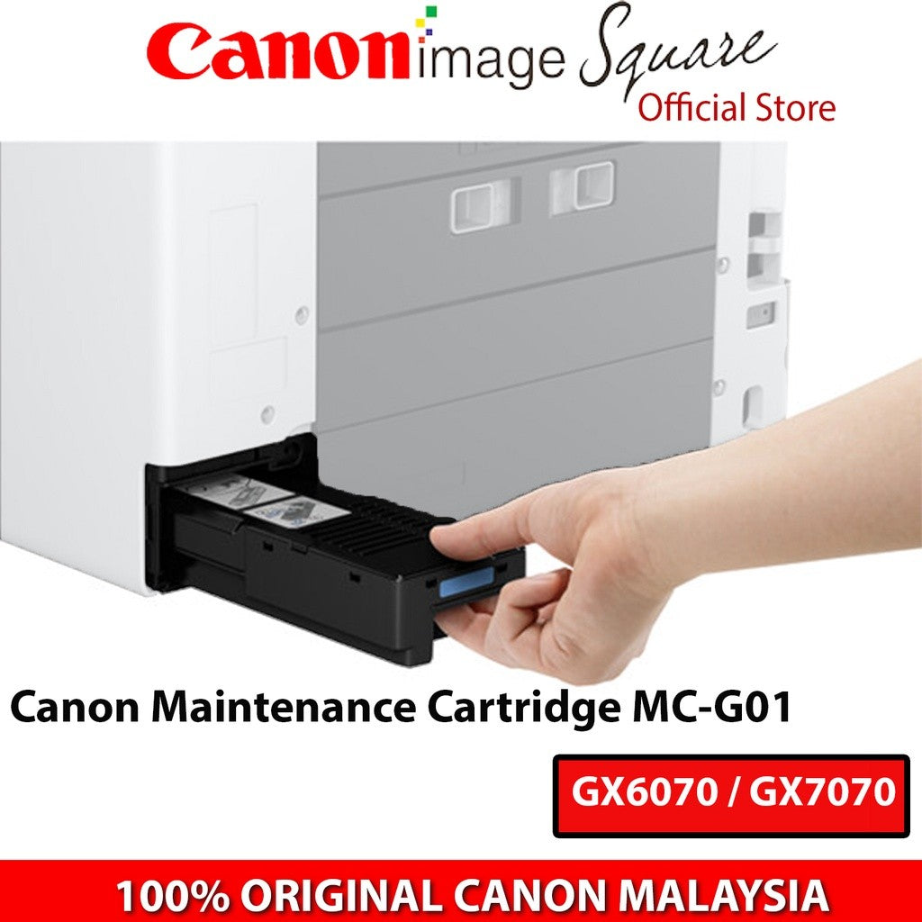 Canon MC-G02 / MC-G01 Maintenance Cartridge Printer G1020 G2020 G3020 G3060 G570 G670 GX6070 GX7070