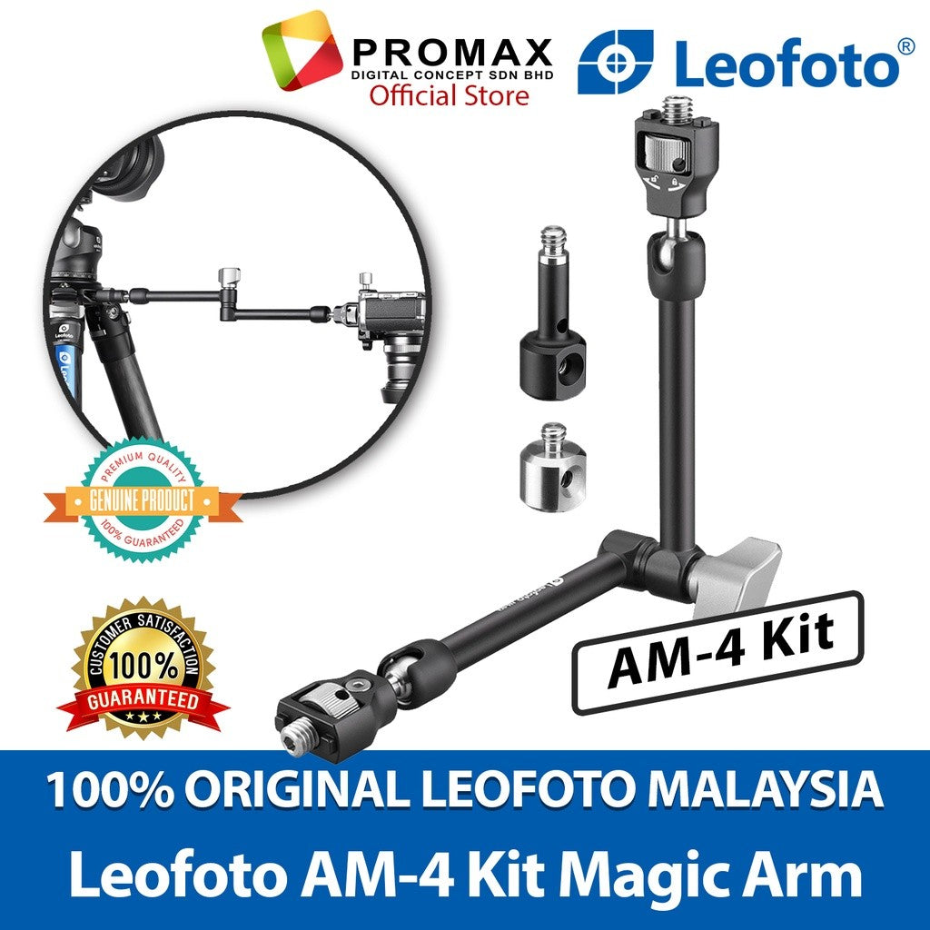 Leofoto AM-4 Kit Magic Versa Arm Multi-Purpose Tripod Accessory Mount LEOFOTO MALAYSIA