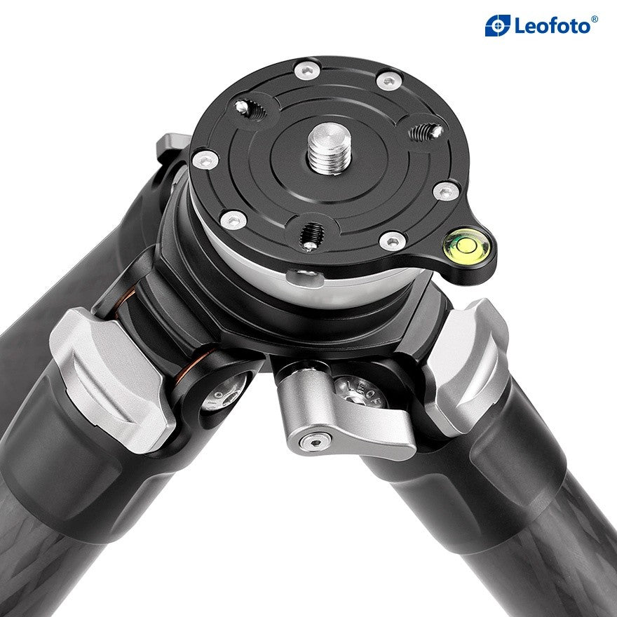 Leofoto LS-365CEX Ranger Series Carbon Fiber Tripod with 15° Leveling Base (Black)