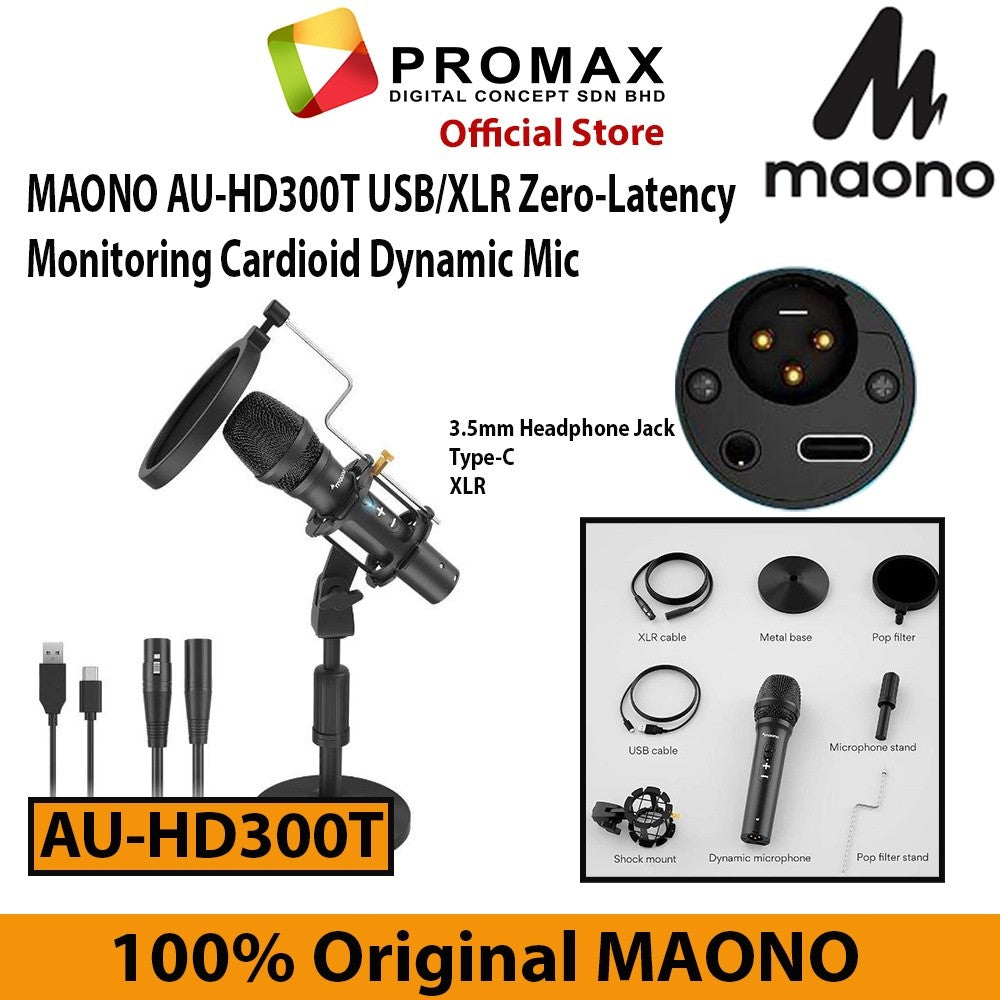 RM20 CASHBACK! Maonocaster AU-HD300T / AU-PM422 / AU-PM461 / AU-360TR Microphone Maonocaster