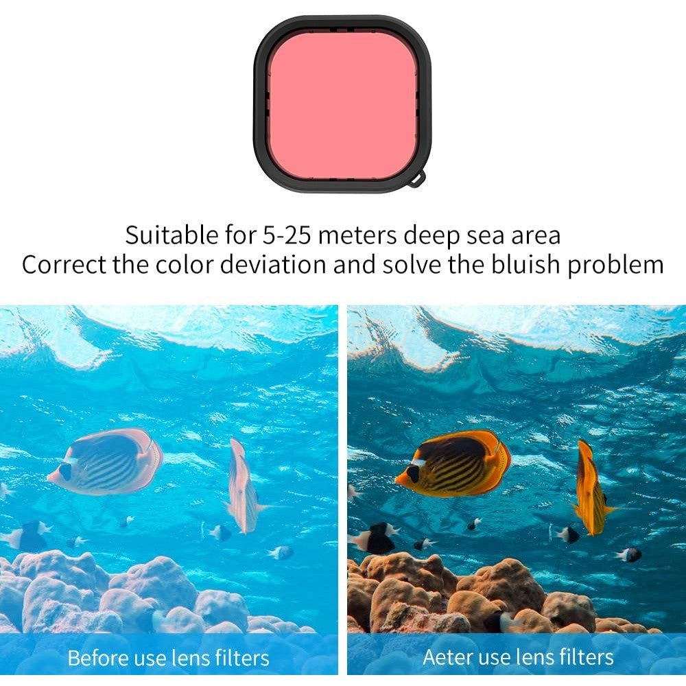 TELESIN 45M Underwater Housing Case Waterproof Cover for Gopro Hero 9 10 11 12 13