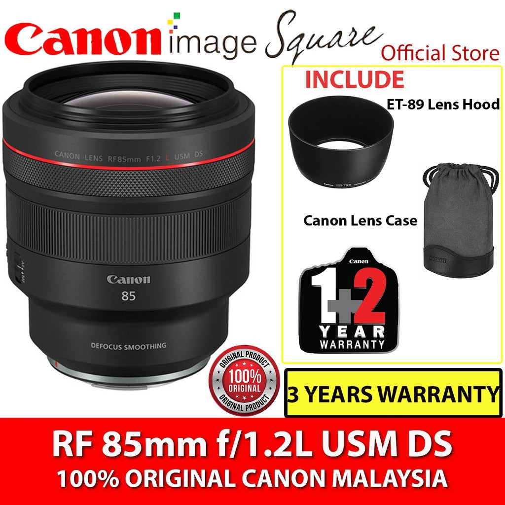 CANON RF85mm f1.2L USM DS RF 85mm LENS
