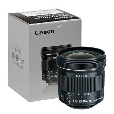 Canon EF-S 10-18mm f/4.5-5.6 IS STM Ship from Malaysia