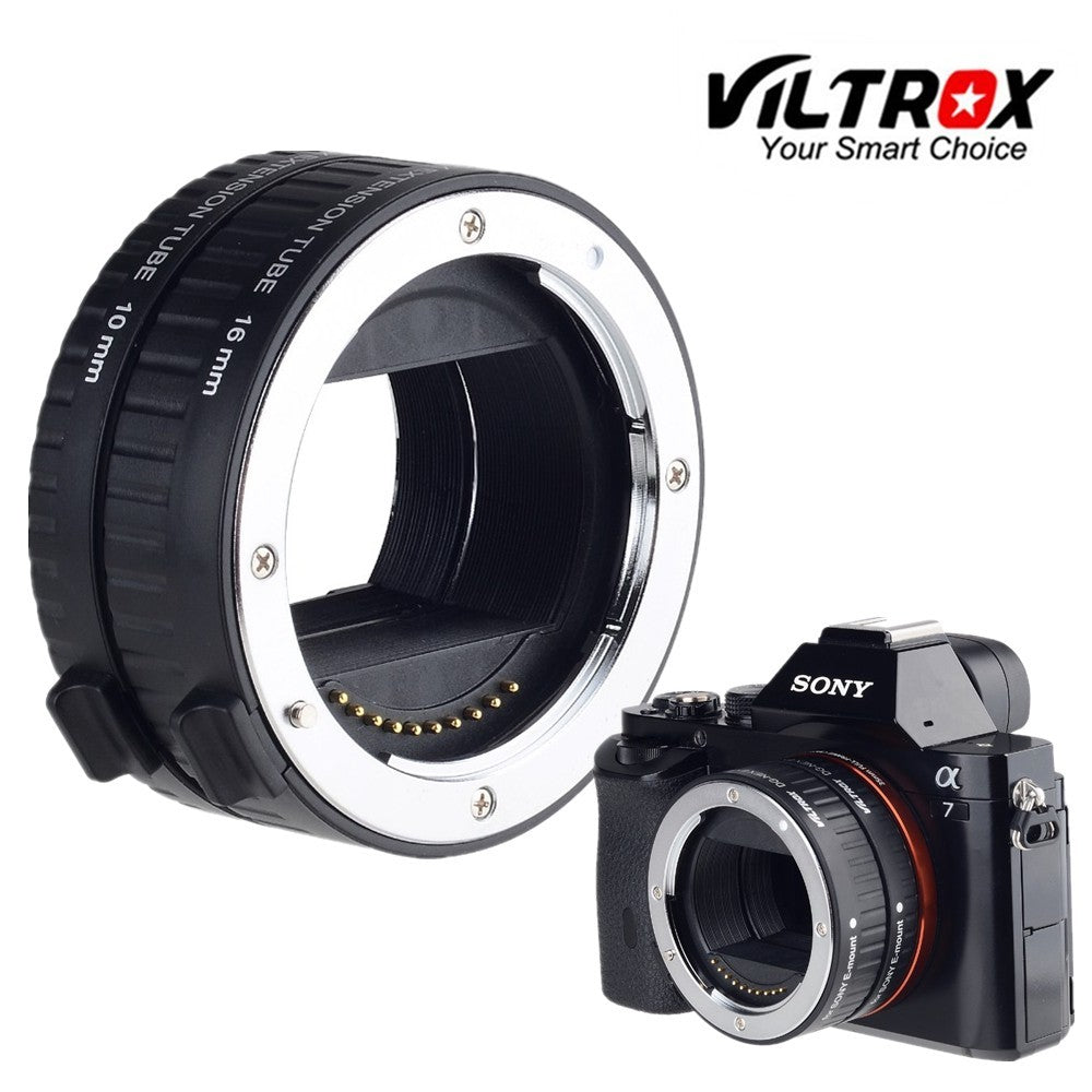 Viltrox DG-NEX Automatic Extension Tube Set Sony NEX mirrorless camera 1 Yr Warranty Viltrox Malaysia