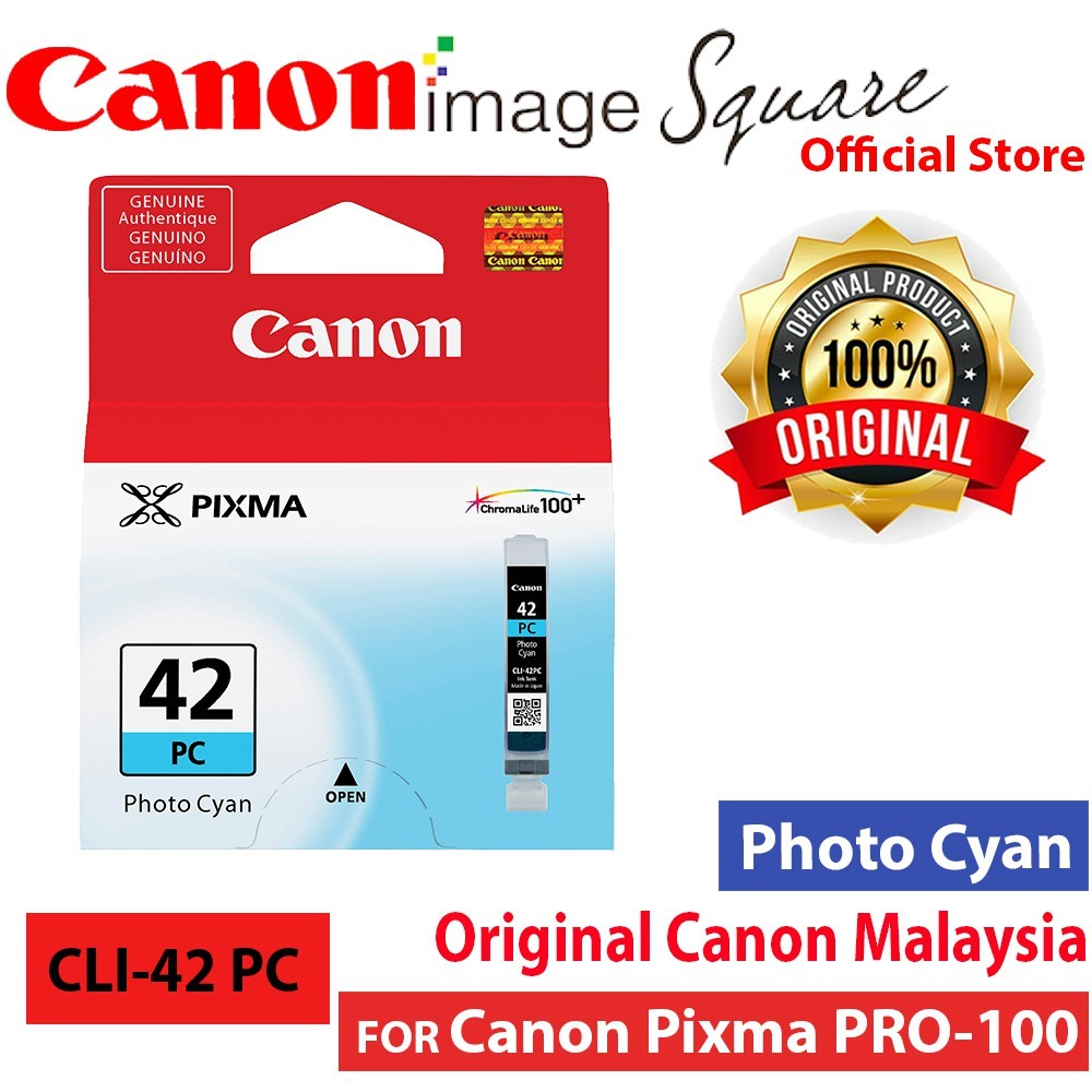 Canon Ink Cartridges CLI-42 cli 42 cli42 (BK/C/Y/M/PM/PC/GY/LGY )For Canon PIXMA PRO 100