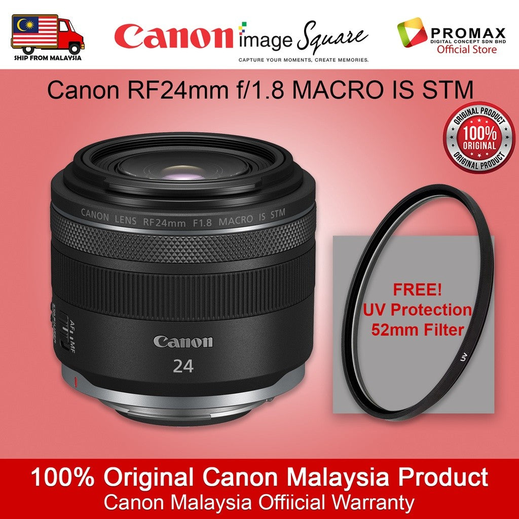 Canon RF24mm f1.8 MACRO IS STM Compact Wide Prime RF 24mm